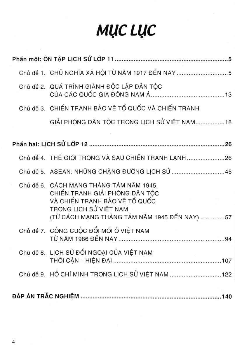 LUYỆN THI TỐT NGHIỆP THPT THEO HƯỚNG ĐÁNH GIÁ NĂNG LỰC MÔN LỊCH SỬ (Dùng chung cho các bộ SGK hiện hành)